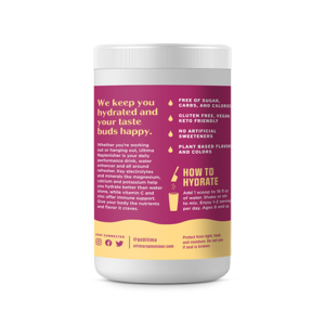 Passionfruit – 90 Serving Canister – Electrolyte Hydration Powder